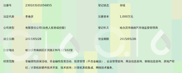 黑龍江晟貫祺非融資性擔保 專注服務，穩健護航